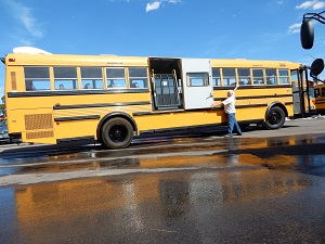 Picking up Felix the Caravan